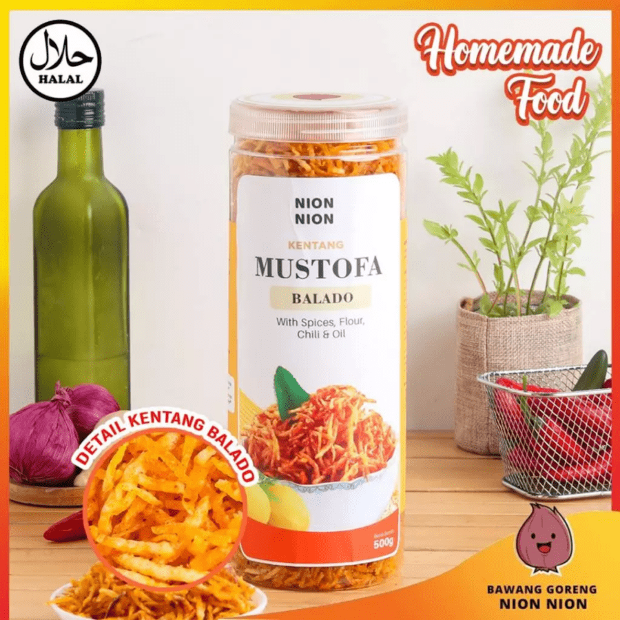 Nion Nion Kentang Mustofa Balado 500g