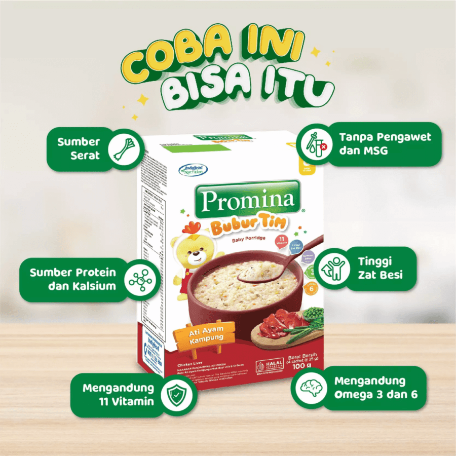 Promina Bubur Tim Ati Ayam Kampung MPASI 8+