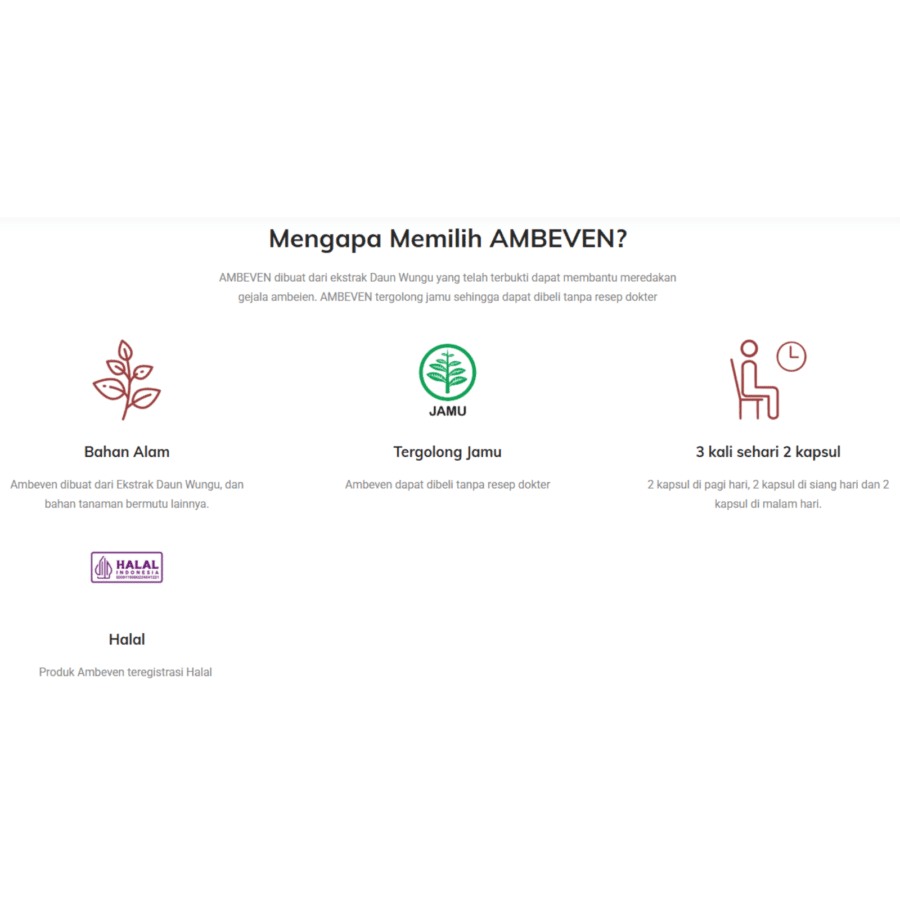 Ambeven Kapsul Untuk Wasir