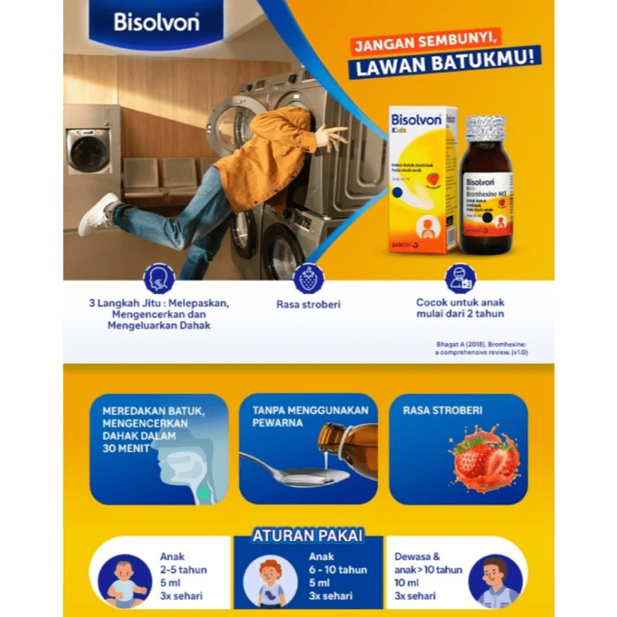 Bisolvon Kids Sirup Obat Batuk Anak