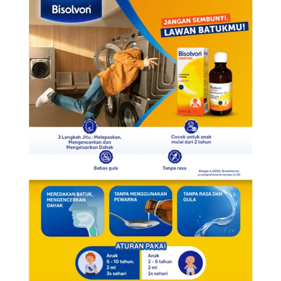 Bisolvon Solution Obat Batuk Berdahak