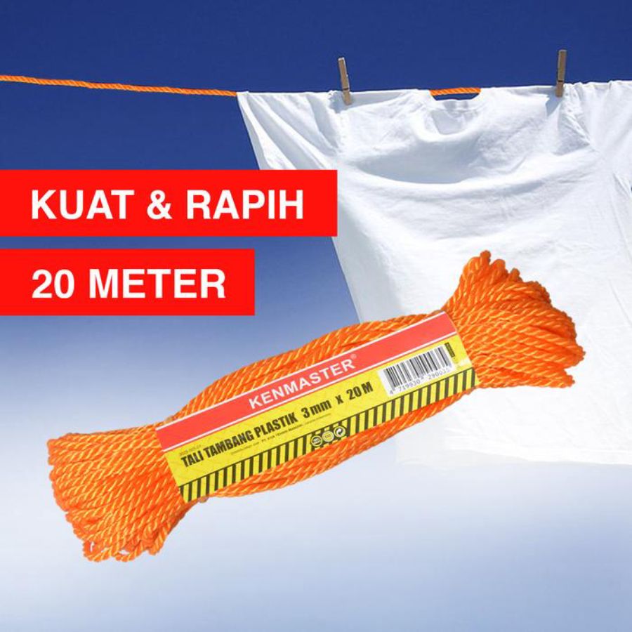 Kenmaster Tali Tambang 3 mm x 20 Meter BLS - TMBG016
