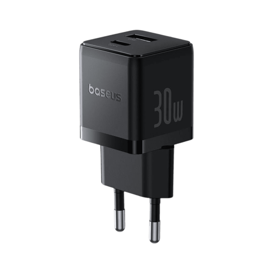 Baseus Palm Fast Charger C+U 30W EU Cluster Black