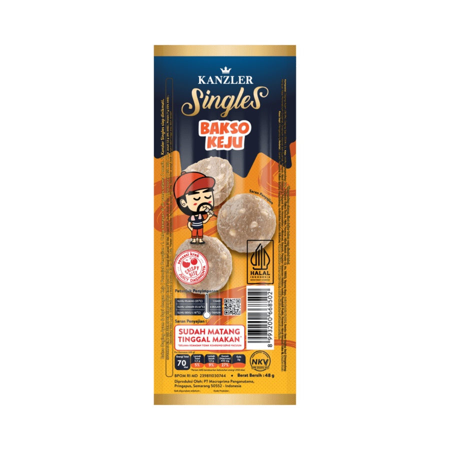 Kanzler Singles Bakso Keju 48gram