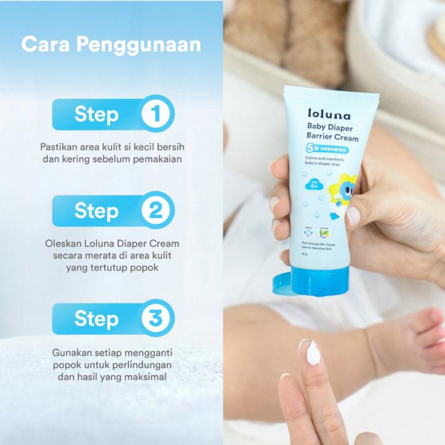 Loluna Baby Diaper Barrier Cream