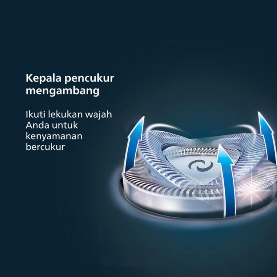 Philips Shaver Alat Cukur Kumis Elektrik PQ206/18