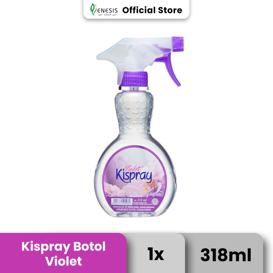 Kispray Violet Pelicin Pakaian Botol