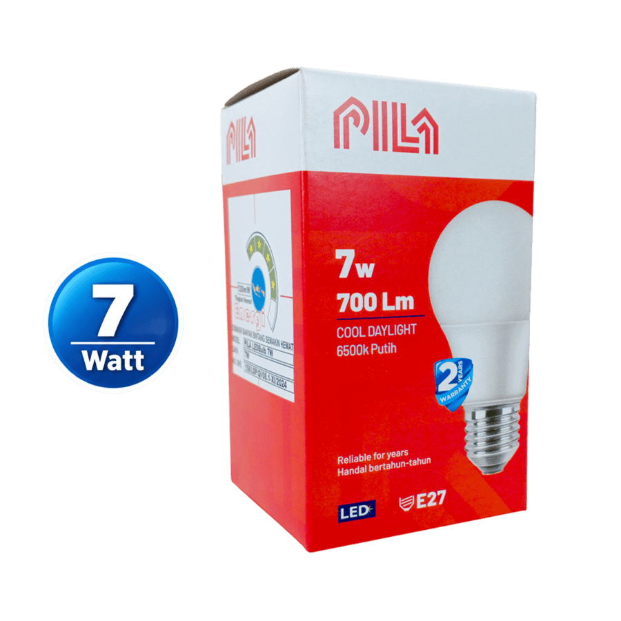 Pila Cool Daylight 7 Watt Lampu LED