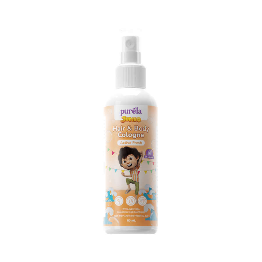 Purela Hair and Body Baby Cologne Active Fresh