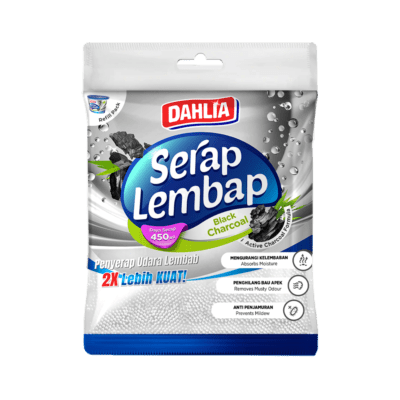 Dahlia Serap Lembab Charcoal Black Refill